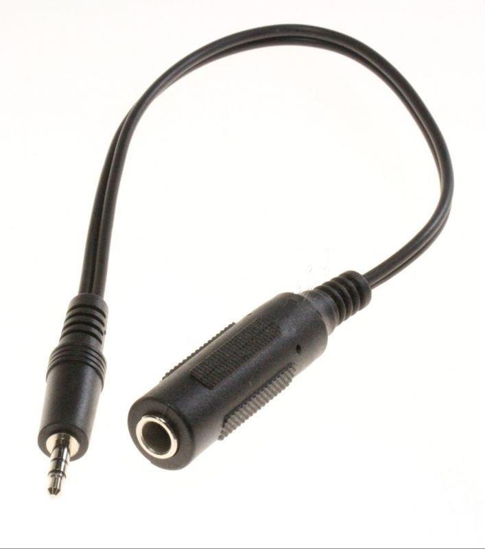 cordon adaptateur jack male 3.5mm stereo vers jack 6.35mm stereo femelle 20cm