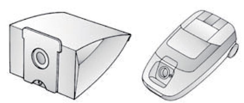 Sacs Aspirateurs AEG, Modèle GR22 GR24 GR 24S 900256541/5 boîte de 5 Sacs + 1filtre + 1micro filtre