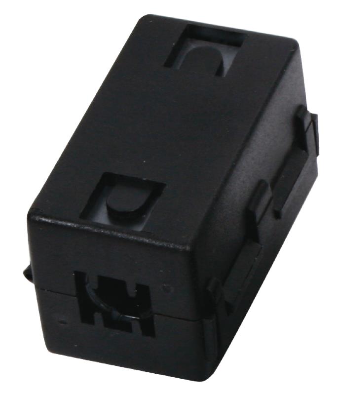 filtre anti-parasite en ferrite pour des câbles de diamètre de 7.5mm.