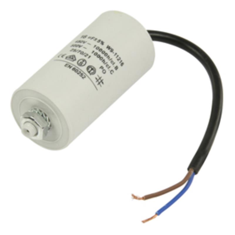 condensateur 16.0 microfarad 450 Volts + cable
