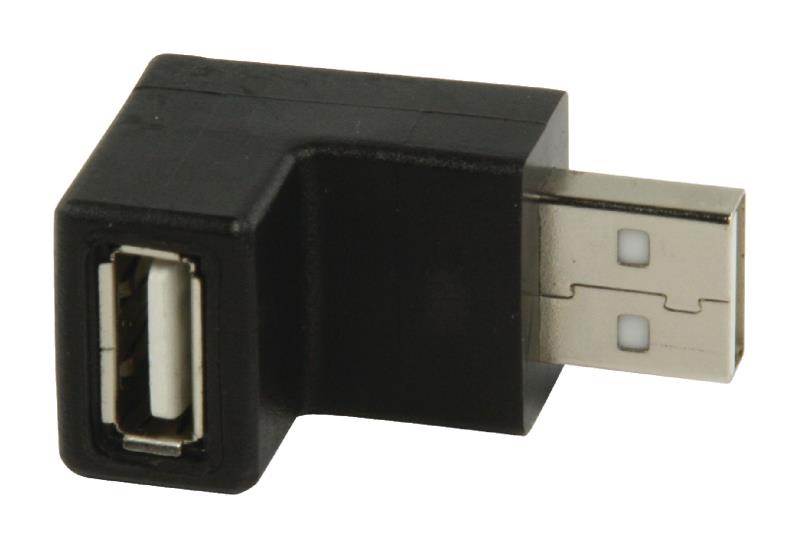 Adaptateur coudé 90° USB 2.0 A mâle vers USB A femelle - photo 1