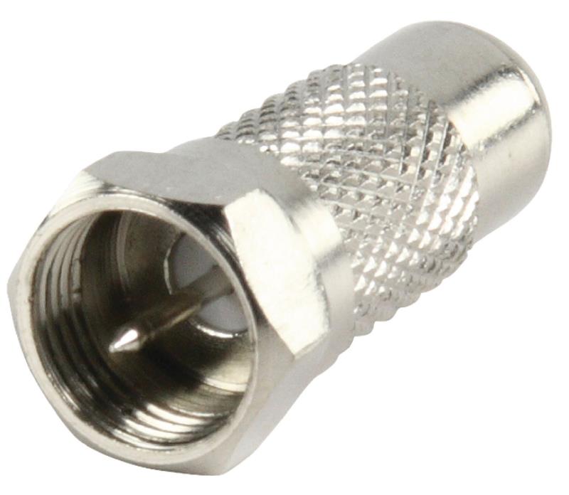 Adaptateur fiche F mâle vers RCA femelle