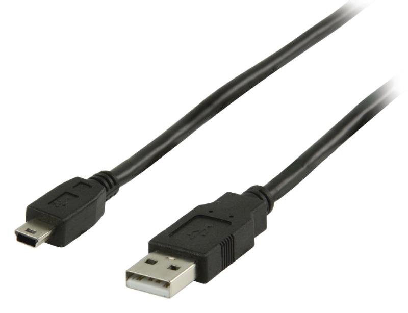 VLCP60300B30 USB A Mâle Et fiche Mini USB 5p Mâle