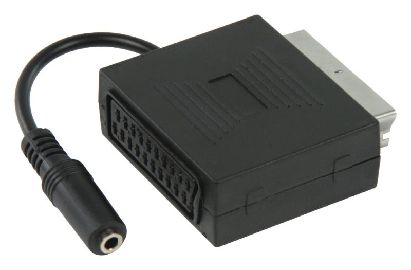 VLVP31930B02 Péritel Mâle 21p Connectés Et fiche 3.5mm Stéréo Femelle - photo 1
