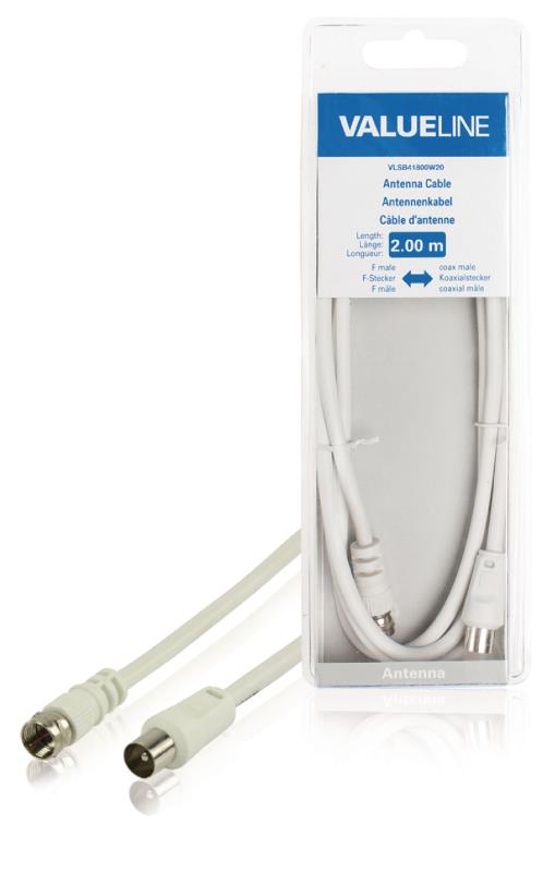 VLSB41800W20 F Mâle Et fiche Coax Mâle (IEC)
