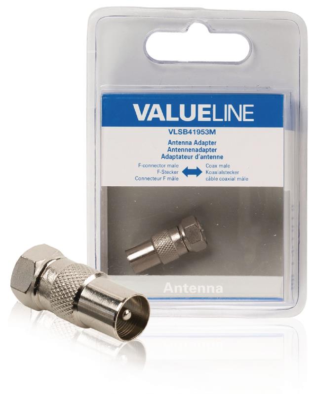 VLSB41953M F Mâle Et fiche Coax Mâle (IEC)