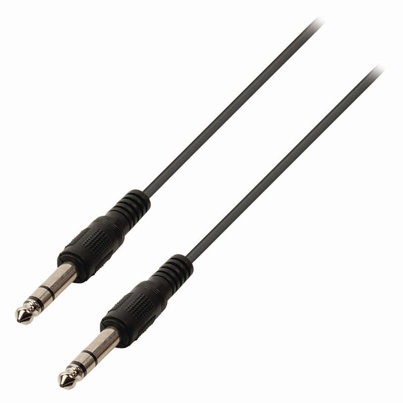 CAGP23000BK50 6,35 mm, male Et fiche 6,35 mm, male