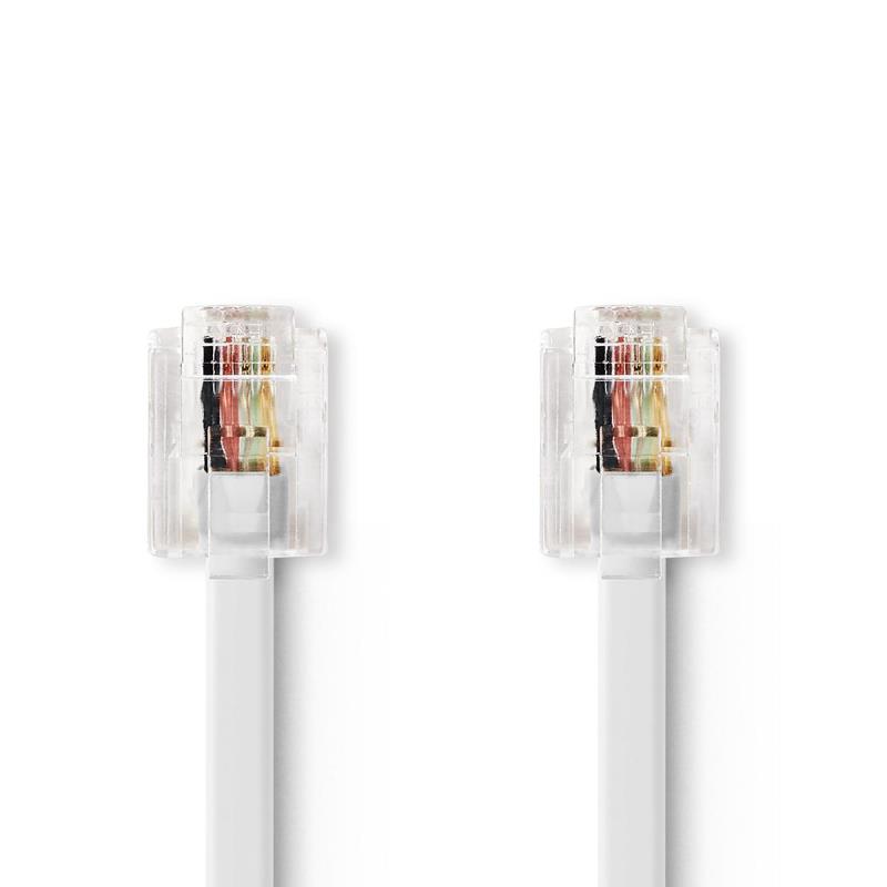 TCGP90200WT20 RJ11 (6P4C) Femelle Et fiche RJ11 (6P4C) Femelle