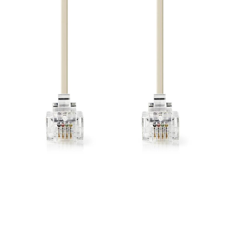 TCGP90200IV20 RJ11 (6P4C) Femelle Et fiche RJ11 (6P4C) Femelle