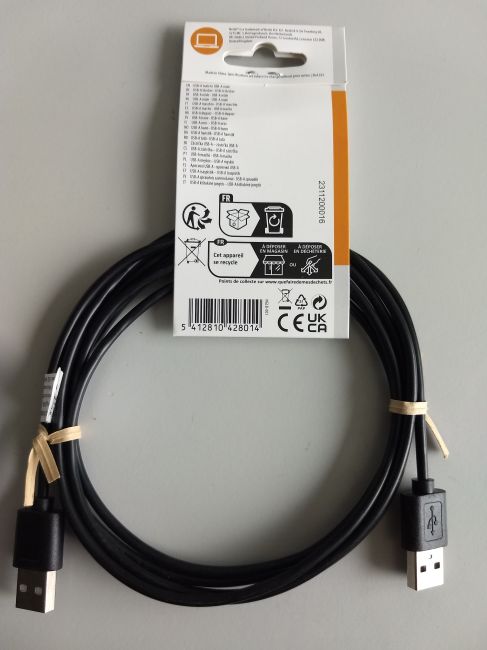 CCGT60000BK20 USB A Mâle Et fiche USB A Mâle - photo 2