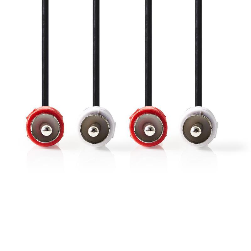CAGT24200BK15 2x RCA Mâles Et fiche 2x RCA Mâles