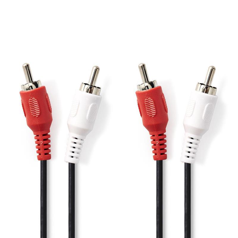 CAGT24200BK15 2x RCA Mâles Et fiche 2x RCA Mâles - photo 1