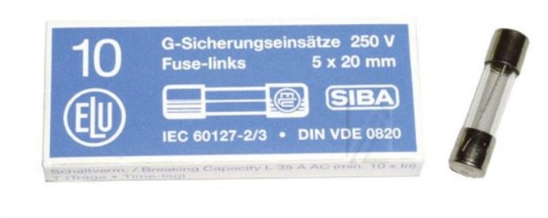 boite de 10 fusibles temporisés 10 ampères 5x20mm