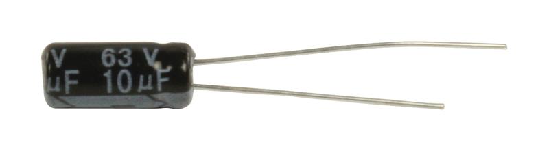 10uF-63V Condensateur électrochimique 105 degré radial