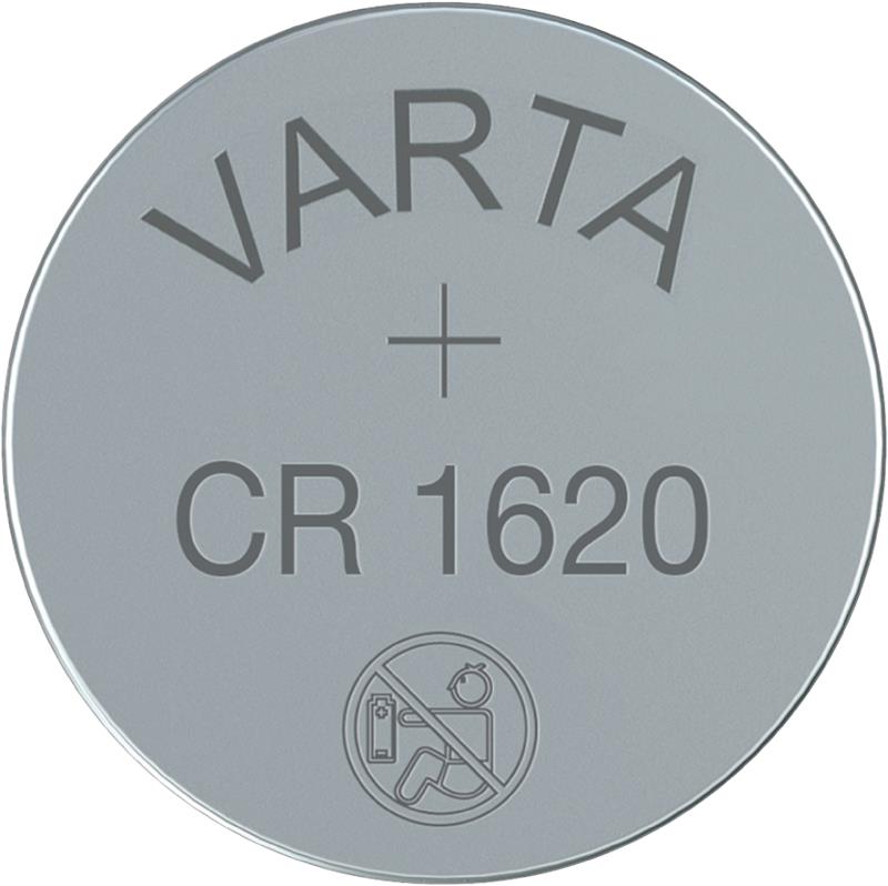 Pile bouton 3v 60mah lithium, CR1620 - photo 1