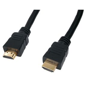 CABLE HDMI male/male 1.3 PLAQUE OR -3m