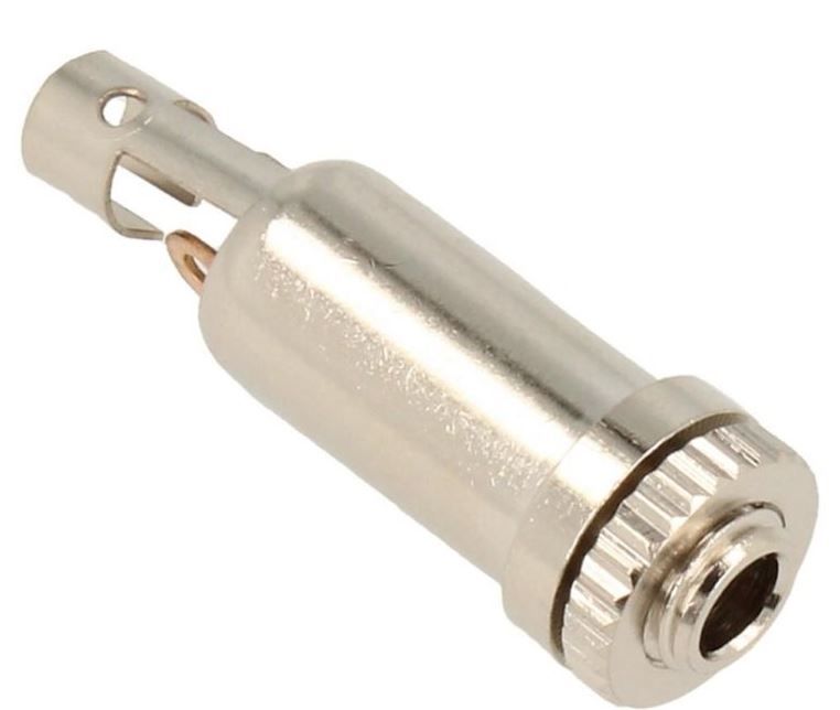 Embase Fiche jack 3.5 mm femelle stéreo montage sur chassis