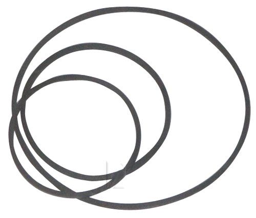 Contient 3 courroies carrées 47,5X2,0MM + 42,5X1,8MM +75,5X1,9MM