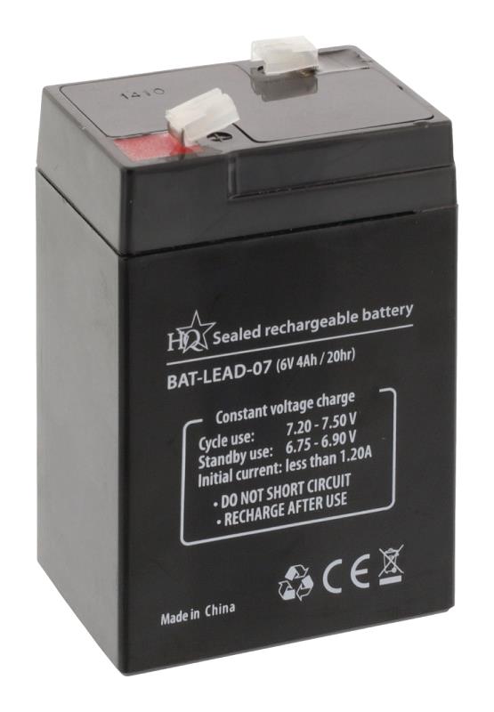 Batterie au plomb 6V-4A dimension 70x47x102mm - photo 1
