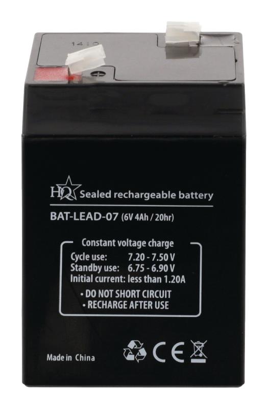 Batterie au plomb 6V-4A dimension 70x47x102mm - photo 2