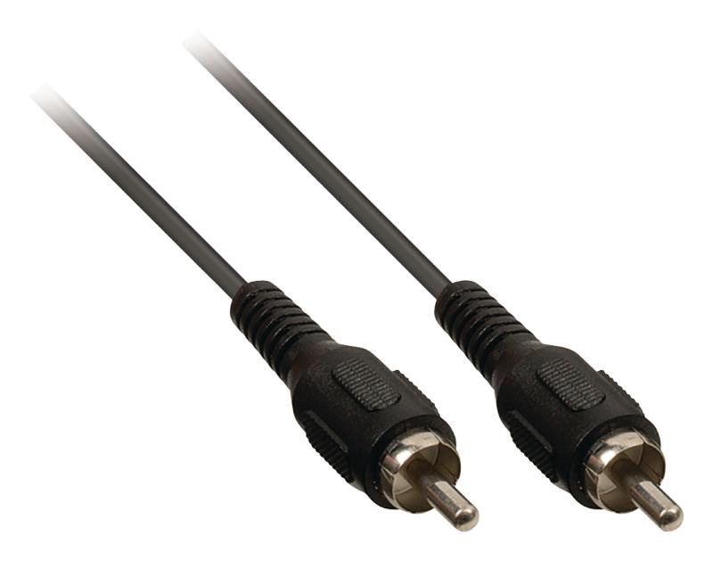 Câble audio RCA mâle vers RCA mâle 5,00 m noir - photo 1