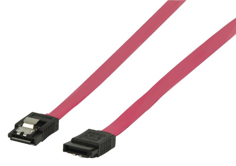 Cable interne PC avec fiche SATA ET fiche SATA 50cm pour connecter un disque dur SATA à la carte mèr
