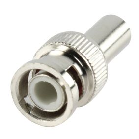 Fiche bnc male droite à sertir pour RG59, RG62, RG71