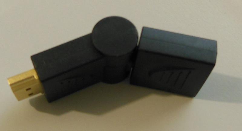 Adaptateur hdmi articulé à 360° male femelle