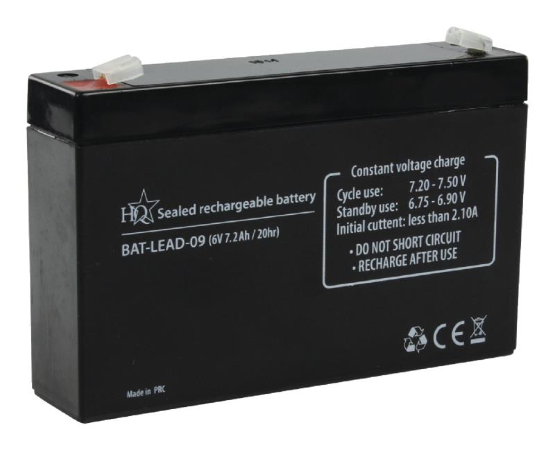 LCR067R2PG 6,0V-7,2AH ACCU EN PLOMB - photo 1
