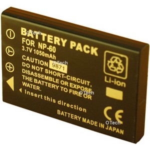 3,7V-1000mAh Li-ion NP-60