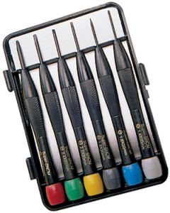 Jeu de 6 tournevis 1.4 x 20 mm 1.6 x 20 mm 1.8 x 20 mm 2.0 x 20 mm 2.4 x 20 mm 3.0 x 20 mm article_