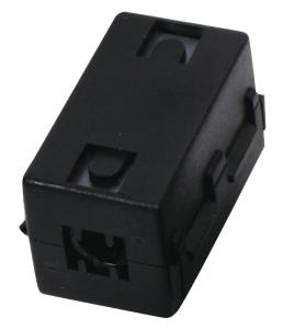 filtre anti-parasite en ferrite pour des câbles de diamètre de 7.5mm.