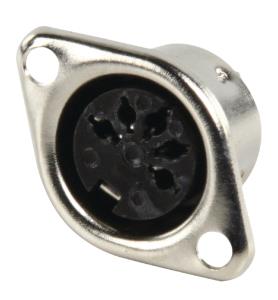 5p din chass.socket 18gr