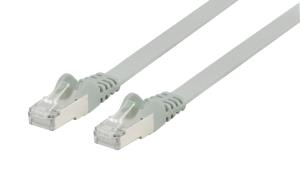 cable plat RJ45 FTP CAT6 20m gris