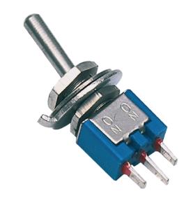 interrupteur à levier 3 ampères 125 volts 3 pins/3 poles