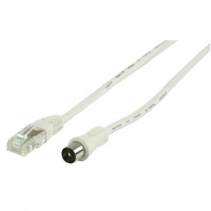 CABLE RJ45/ANTENNE COAX 1.80M HQ