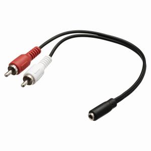 CAGB22255BK02 2x RCA Mâles Et fiche 3,5 mm femelle