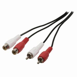 CAGB24205BK20 2x RCA Mâles Et fiche 2x RCA Femelle