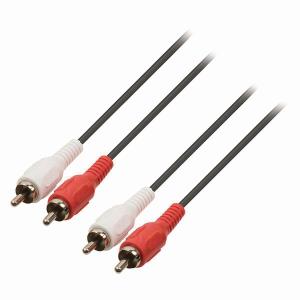 CAGP24200BK10 2x RCA Mâles Et fiche 2x RCA Mâles