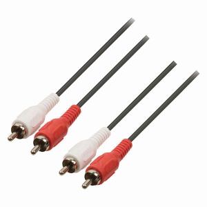 CAGP24200BK20 2x RCA Mâles Et fiche 2x RCA Mâles