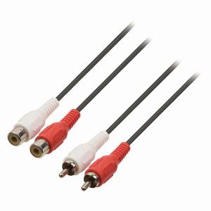 CAGP24205BK50 2x RCA Mâles Et fiche 2x RCA Femelle