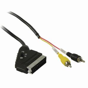 CVGP31120BK20 PERITEL male Et fiche 2x RCA males