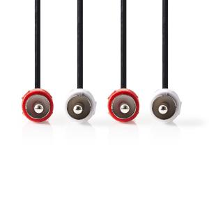 CAGT24200BK15 2x RCA Mâles Et fiche 2x RCA Mâles