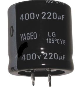 condensateur 220 microfarad et 400 volts
