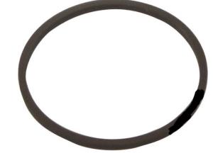 courroie carrée Taille 85mm, Largeur: 1,2mm, Epaisseur 1,2mm, Diamètre intérieur: 27mm