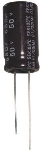condensateur chimique radial 680 microfarad 50 volts 105 degrés