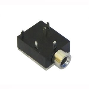 Embase 3.5mm chassis stereo 3 POL avec coupe circuit