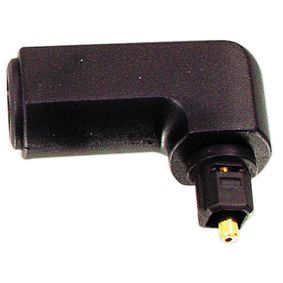 Connecteur a angle droit pour cable optique TOSLINK