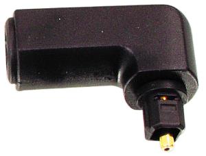 Connecteur a angle droit pour cable optique TOSLINK