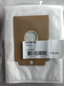 lot de 5 sac saspirateur avec microfiltre adaptable pour type k